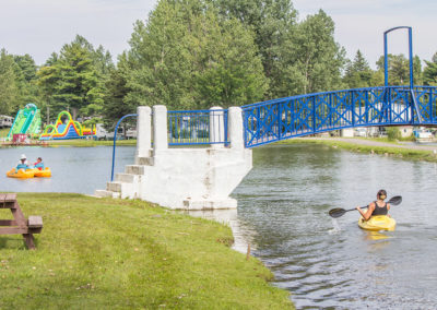 Canne de bois activite paddle boat - Camping canne de bois a Hemmingford